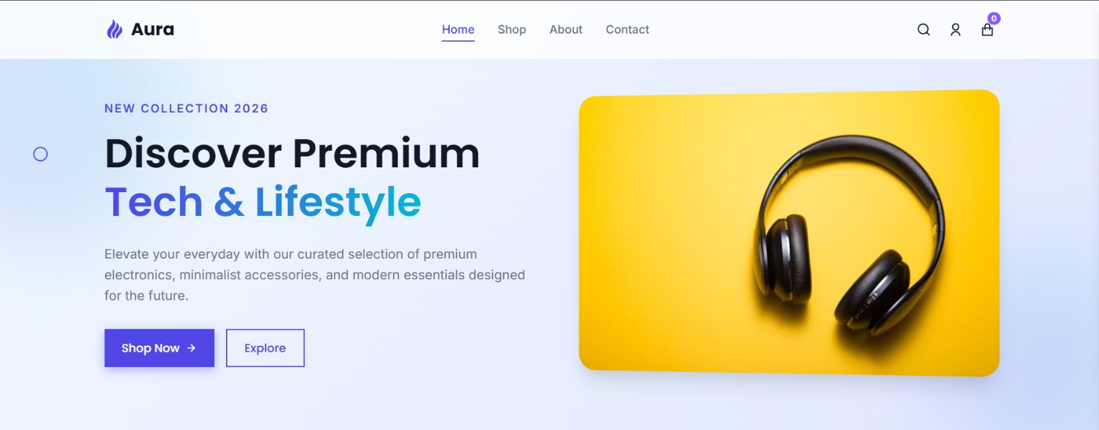 Modern E-Commerce Website